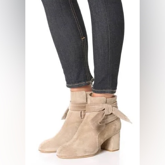 Rag & Bone Dalia Camel Suede Ankle Boots Women’s Size 37.5
